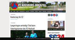 Desktop Screenshot of fc-augsburg-hochzoll.de