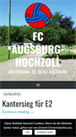 Mobile Screenshot of fc-augsburg-hochzoll.de